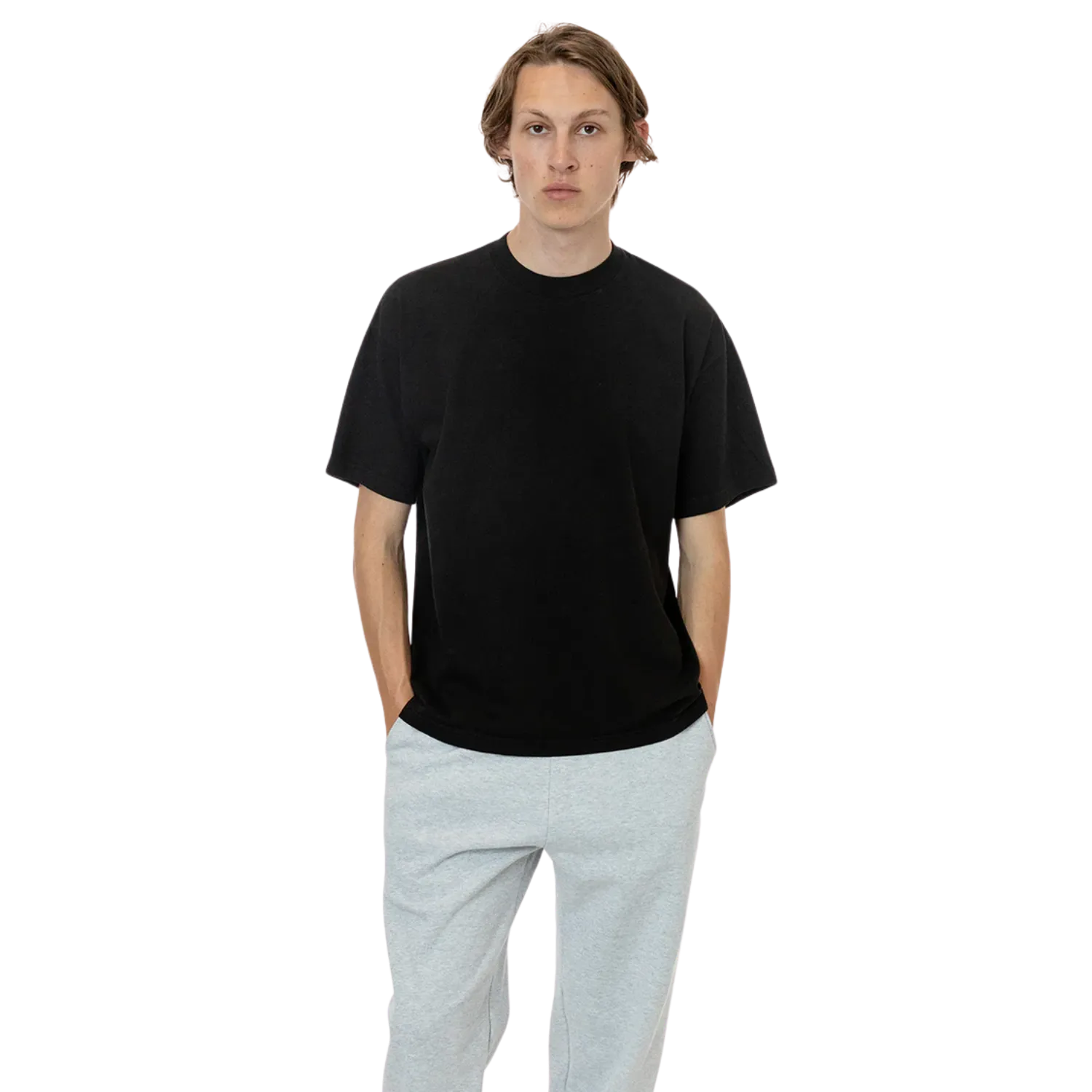 Los Angeles Apparel Garment Dye Crew Neck T-Shirt (1801GD)